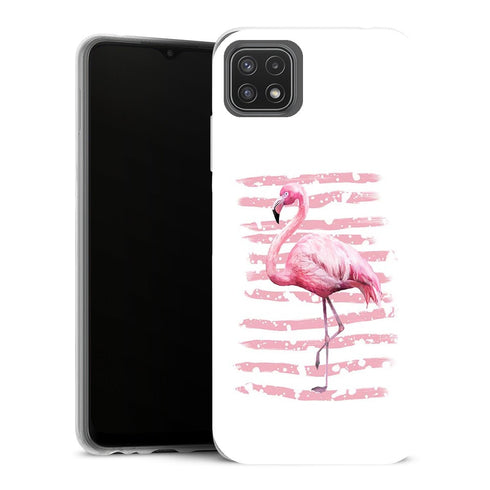 Coque Samsung Galaxy A22 5G Animaux Flamant rose - MaCoquePerso
