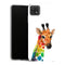 Coque Samsung Galaxy A22 5G Animaux Girafe multicolors - MaCoquePerso