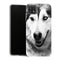 Coque Samsung Galaxy A22 5G Animaux Husky yeux clairs - MaCoquePerso