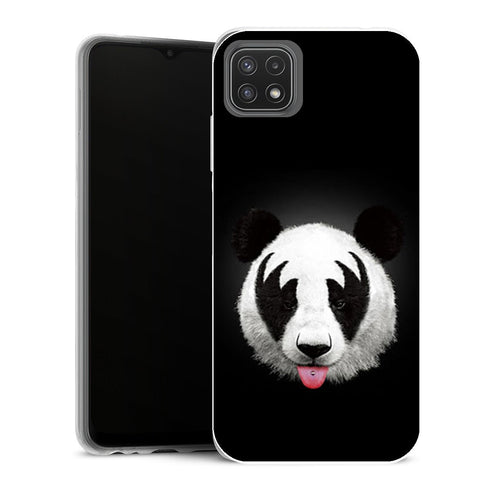 Coque Samsung Galaxy A22 5G Animaux Panda Punk - MaCoquePerso