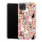 Coque Samsung Galaxy A22 5G Animaux Races de chats mixtes florales de chats pour les amoureux des animaux de compagnie - MaCoquePerso