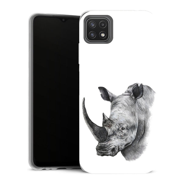 Coque Samsung Galaxy A22 5G Animaux rhino shield art - MaCoquePerso