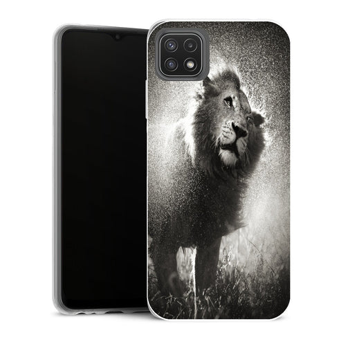 Coque Samsung Galaxy A22 5G Animaux Roi lion - MaCoquePerso
