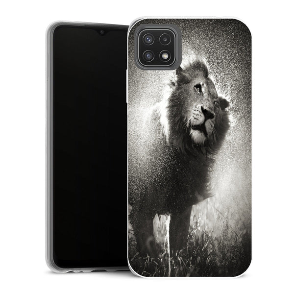 Coque Samsung Galaxy A22 5G Animaux Roi lion - MaCoquePerso