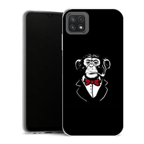 Coque Samsung Galaxy A22 5G Animaux SINGE MAFIA - MaCoquePerso