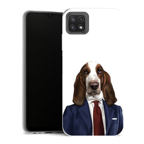 Coque Samsung Galaxy A22 5G Animaux Tekel Business 7878409 - MaCoquePerso