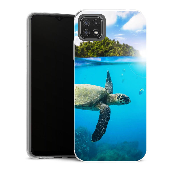 Coque Samsung Galaxy A22 5G Animaux Tropical Paradise - MaCoquePerso