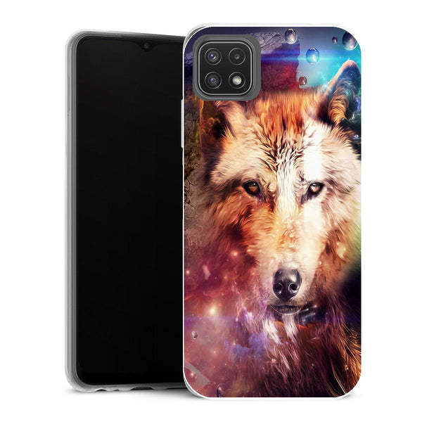 Coque Samsung Galaxy A22 5G Animaux Wolf imagine - MaCoquePerso