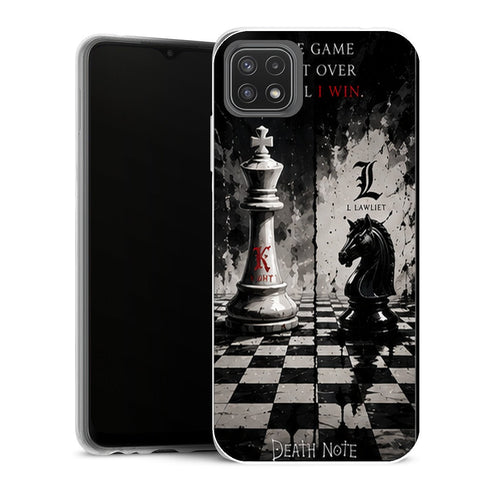 Coque Samsung Galaxy A22 5G Death Note Echecs Kira Vs L - MaCoquePerso
