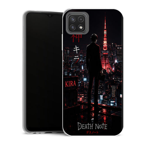 Coque Samsung Galaxy A22 5G Death Note Kira Tokyo Nuit - MaCoquePerso