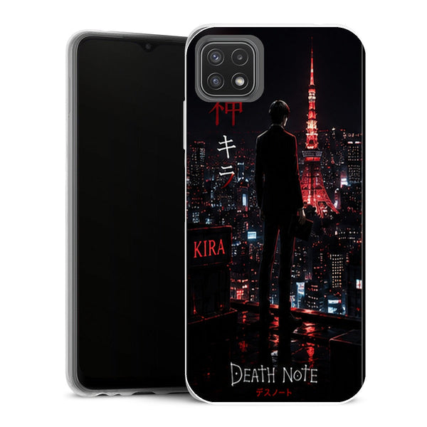 Coque Samsung Galaxy A22 5G Death Note Kira Tokyo Nuit - MaCoquePerso