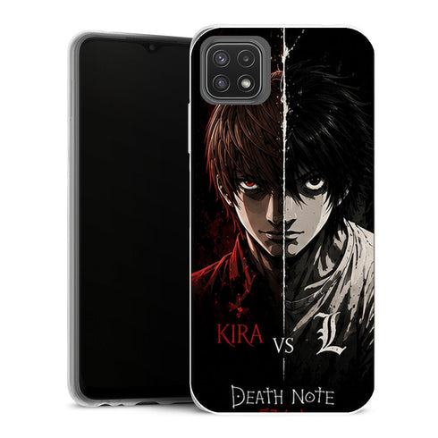 Coque Samsung Galaxy A22 5G Death Note Kira Vs L - MaCoquePerso