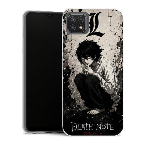 Coque Samsung Galaxy A22 5G Death Note L Lawliet Detective - MaCoquePerso