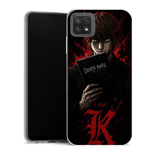 Coque Samsung Galaxy A22 5G Death Note Light Yagami Kira - MaCoquePerso