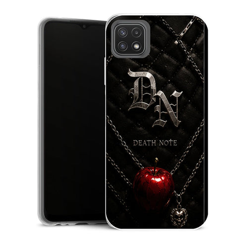 Coque Samsung Galaxy A22 5G Death Note Logo DN Pomme Chaines - MaCoquePerso
