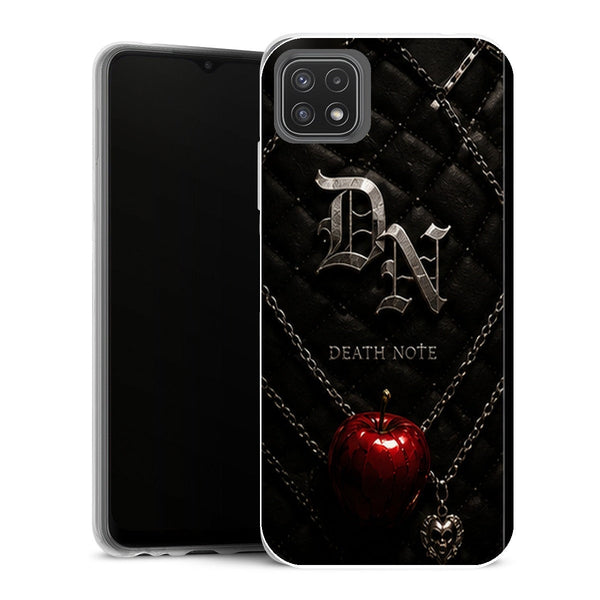 Coque Samsung Galaxy A22 5G Death Note Logo DN Pomme Chaines - MaCoquePerso