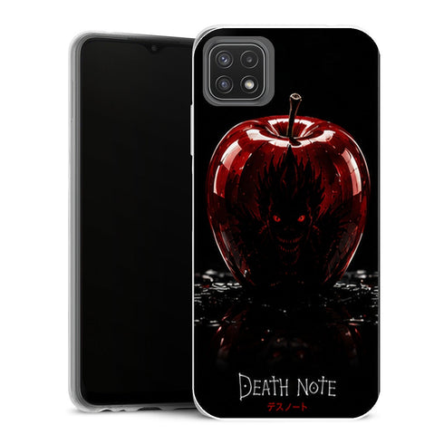 Coque Samsung Galaxy A22 5G Death Note Pomme Rouge Ryuk - MaCoquePerso