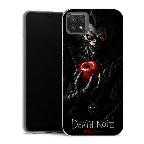 Coque Samsung Galaxy A22 5G Death Note Ryuk Pomme Rouge - MaCoquePerso