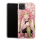 Coque Samsung Galaxy A22 5G Demon Slayer Mitsuri Kanroji Assis Jardin Roses - MaCoquePerso