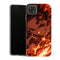 Coque Samsung Galaxy A22 5G Demon Slayer Tanjiro Kamado Regard Feu Flammes - MaCoquePerso