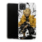 Coque Samsung Galaxy A22 5G Demon Slayer Zenitsu Agatsuma Assis Encre Noire - MaCoquePerso