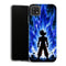 Coque Samsung Galaxy A22 5G Dragon Ball Dragon Ball Goku Aura Bleue Silhouette - MaCoquePerso
