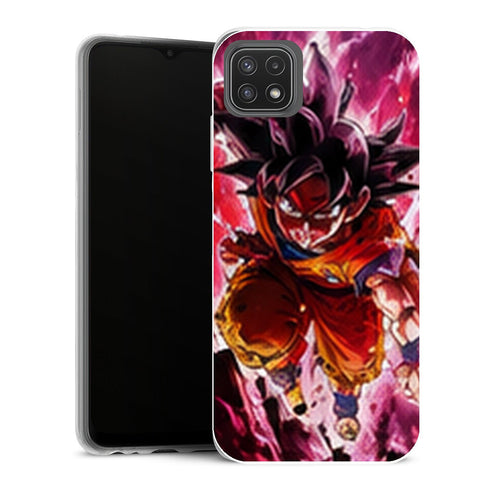 Coque Samsung Galaxy A22 5G Dragon Ball Dragon Ball Goku Kaioken Attaque - MaCoquePerso