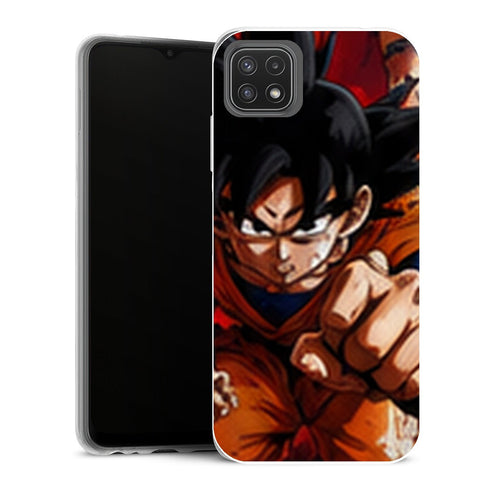 Coque Samsung Galaxy A22 5G Dragon Ball Dragon Ball Goku Poing Rouge - MaCoquePerso