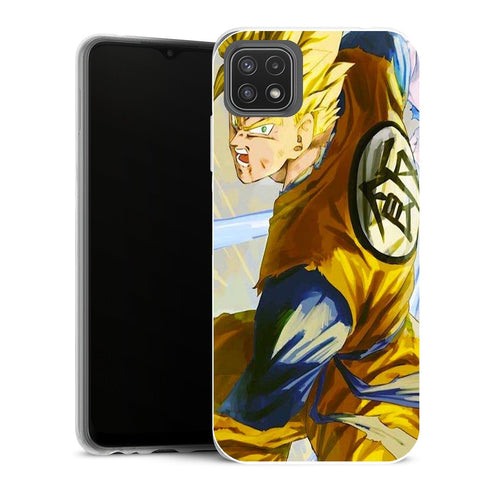 Coque Samsung Galaxy A22 5G Dragon Ball Dragon Ball Manga Nouvelles Mirai Gohan - MaCoquePerso