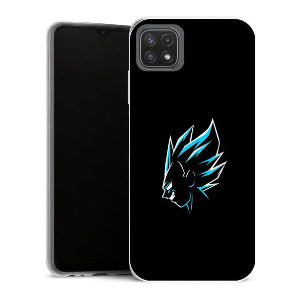 Coque Samsung Galaxy A22 5G Dragon Ball Dragon Ball Manga Nouvelles Vegeta Blue - MaCoquePerso