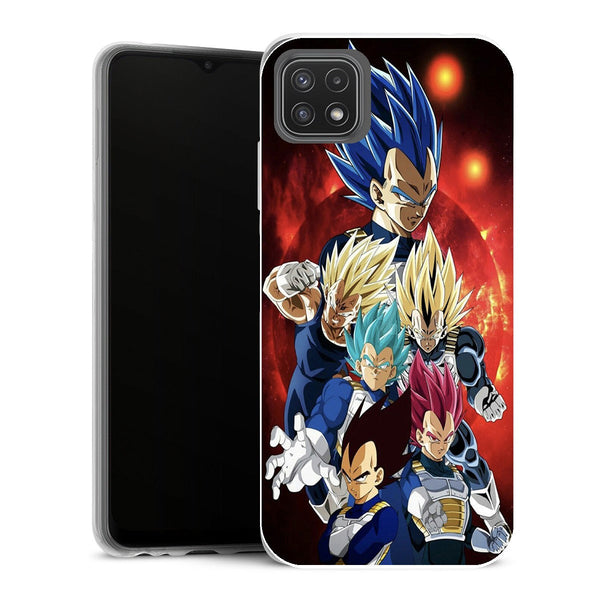 Coque Samsung Galaxy A22 5G Dragon Ball Dragon Ball Manga Nouvelles Vegeta Evolution - MaCoquePerso