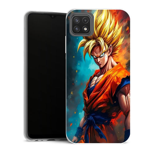 Coque Samsung Galaxy A22 5G Dragon Ball Super Saiyan Infini - MaCoquePerso