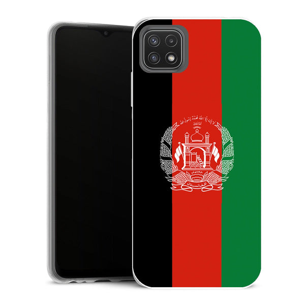 Coque Samsung Galaxy A22 5G Drapeaux Drapeau Afghanistan - MaCoquePerso