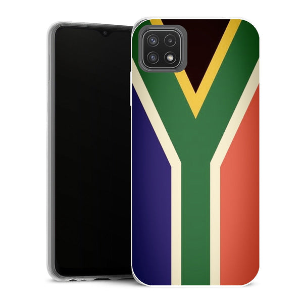 Coque Samsung Galaxy A22 5G Drapeaux Drapeau Afrique du sud Vintage - MaCoquePerso