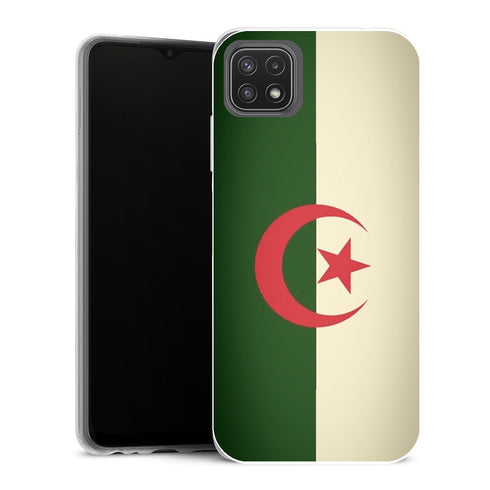 Coque Samsung Galaxy A22 5G Drapeaux Drapeau Algerie vintage - MaCoquePerso