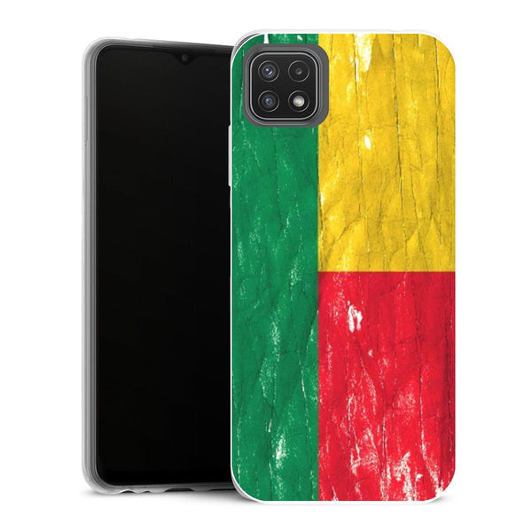 Coque Samsung Galaxy A22 5G Drapeaux Drapeau BENIN Vintage - MaCoquePerso