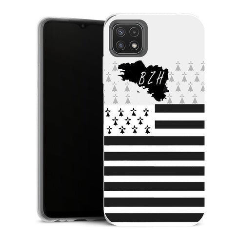 Coque Samsung Galaxy A22 5G Drapeaux Drapeau Breizh - MaCoquePerso