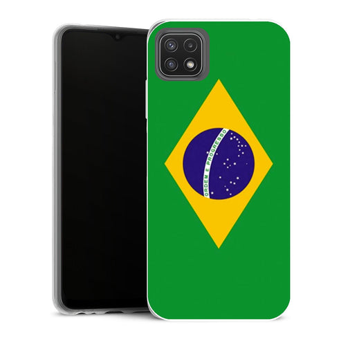 Coque Samsung Galaxy A22 5G Drapeaux Drapeau Bresil - MaCoquePerso