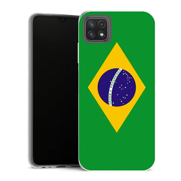 Coque Samsung Galaxy A22 5G Drapeaux Drapeau Bresil - MaCoquePerso