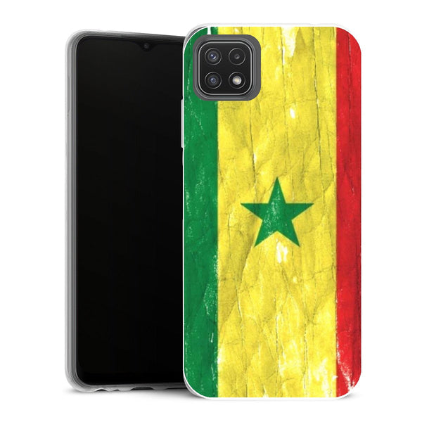 Coque Samsung Galaxy A22 5G Drapeaux Drapeau CAMEROUN VINTAGE - MaCoquePerso