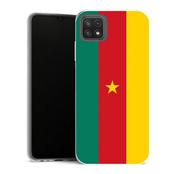 Coque Samsung Galaxy A22 5G Drapeaux Drapeau Cameroun - MaCoquePerso