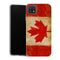 Coque Samsung Galaxy A22 5G Drapeaux Drapeau Canada VINTAGE - MaCoquePerso