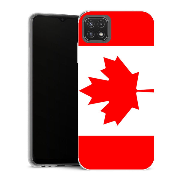 Coque Samsung Galaxy A22 5G Drapeaux Drapeau Canada - MaCoquePerso
