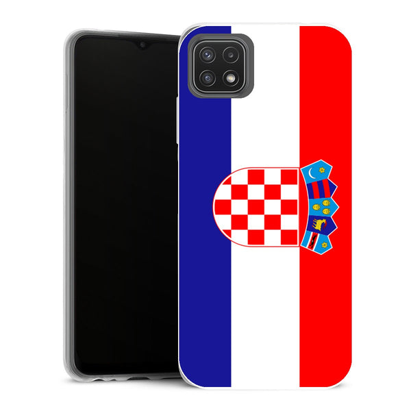 Coque Samsung Galaxy A22 5G Drapeaux Drapeau Croatie - MaCoquePerso