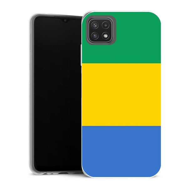Coque Samsung Galaxy A22 5G Drapeaux Drapeau Gabon - MaCoquePerso