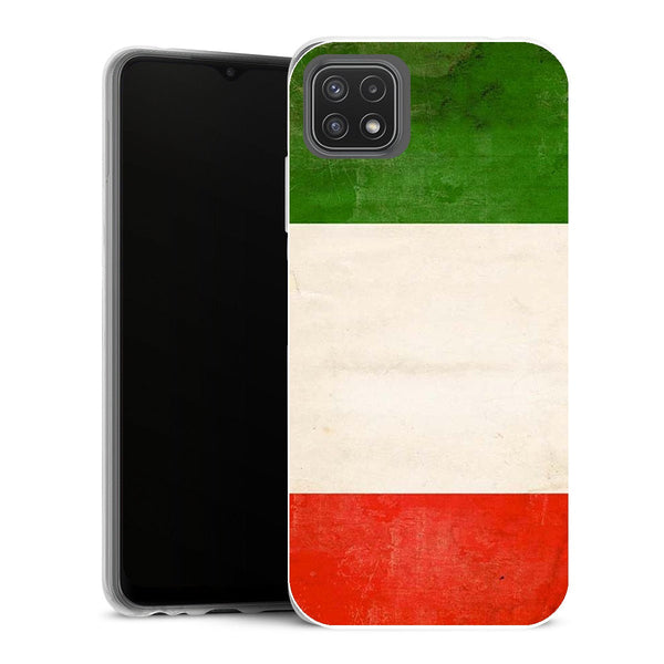 Coque Samsung Galaxy A22 5G Drapeaux Drapeau iTalie VINTAGE - MaCoquePerso