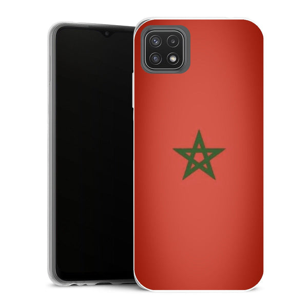 Coque Samsung Galaxy A22 5G Drapeaux Drapeau Maroc Vintage - MaCoquePerso