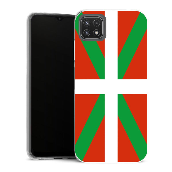 Coque Samsung Galaxy A22 5G Drapeaux Drapeau Pays Basque - MaCoquePerso