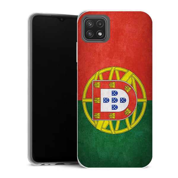 Coque Samsung Galaxy A22 5G Drapeaux Drapeau Portugal VINTAGE - MaCoquePerso