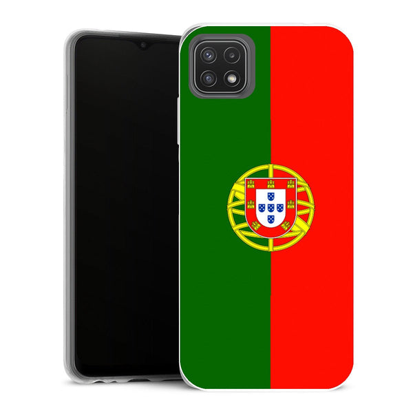 Coque Samsung Galaxy A22 5G Drapeaux Drapeau Portugal - MaCoquePerso